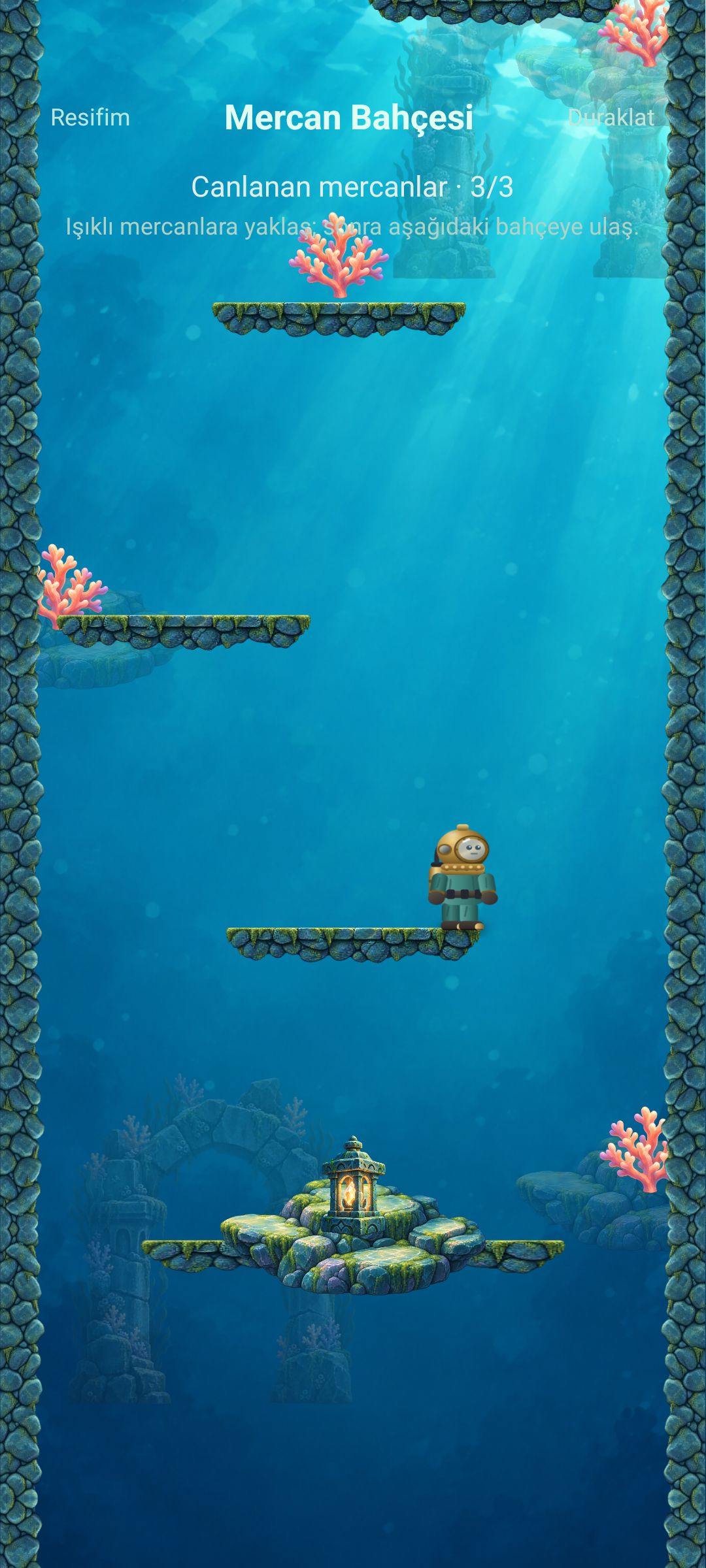 ReefDive in Calm Dive mode, Coral Garden